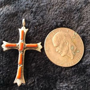 Zuni inlaid cross